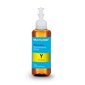 Refil de Tinta Amarelo compatível com impressora Epson 100ml - Rf008