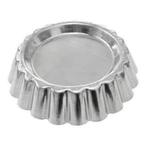 Forma Ballerine Crespa Ondulada Rebaixada 19x4,5cm Alumínio