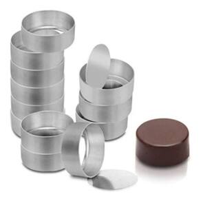 Forminha Fundo Falso Nº 5 Kit Com 12 Peças 7,2cm
