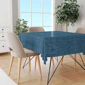 Toalha Mesa Térmica + Grossa Premium Cambraia Az 1,40x1,40