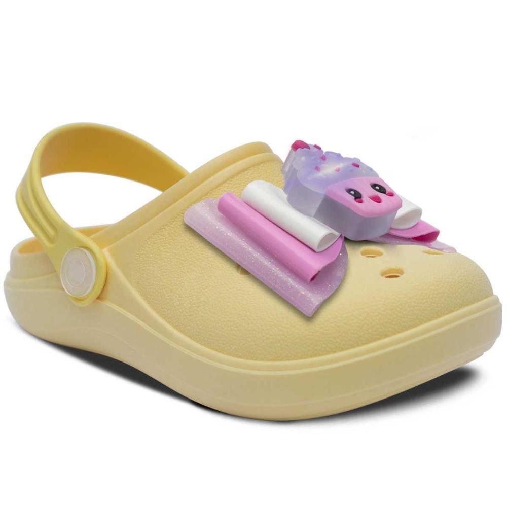 Babuche Infantil Cupcake 19ao36 Sandalia Menina Leve 12.103