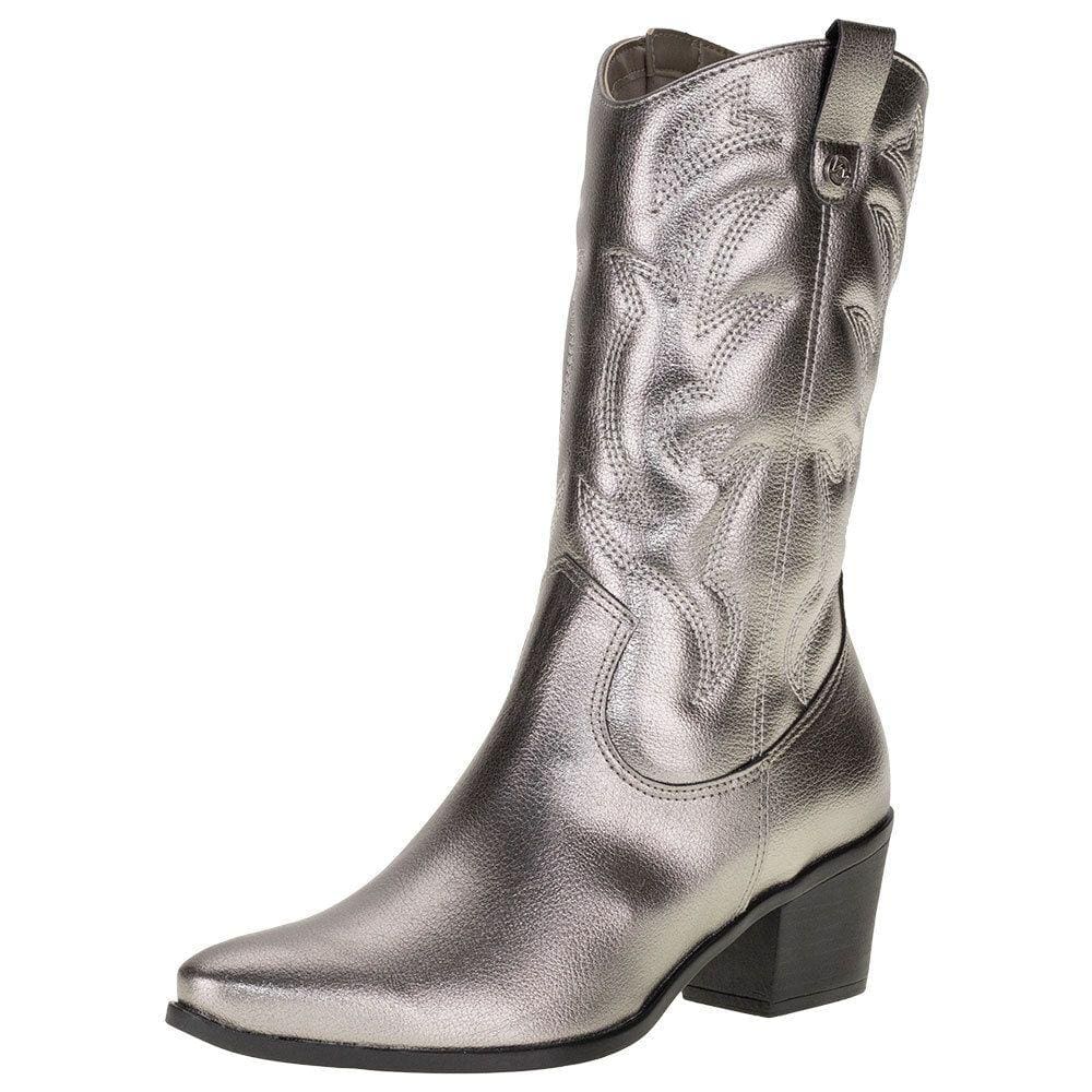 Bota Feminina Country Cano Médio Via Marte - 231101