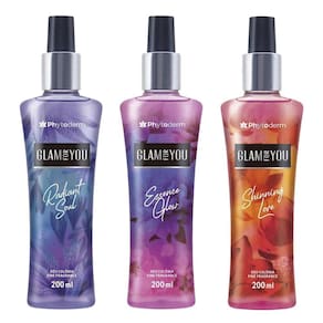 Kit Deo Colônia Phytoderm Glam For You 200Ml C/3