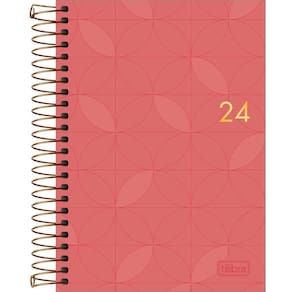 Agenda Executiva Diária Spot Feminina M5 2024 - Tilibra