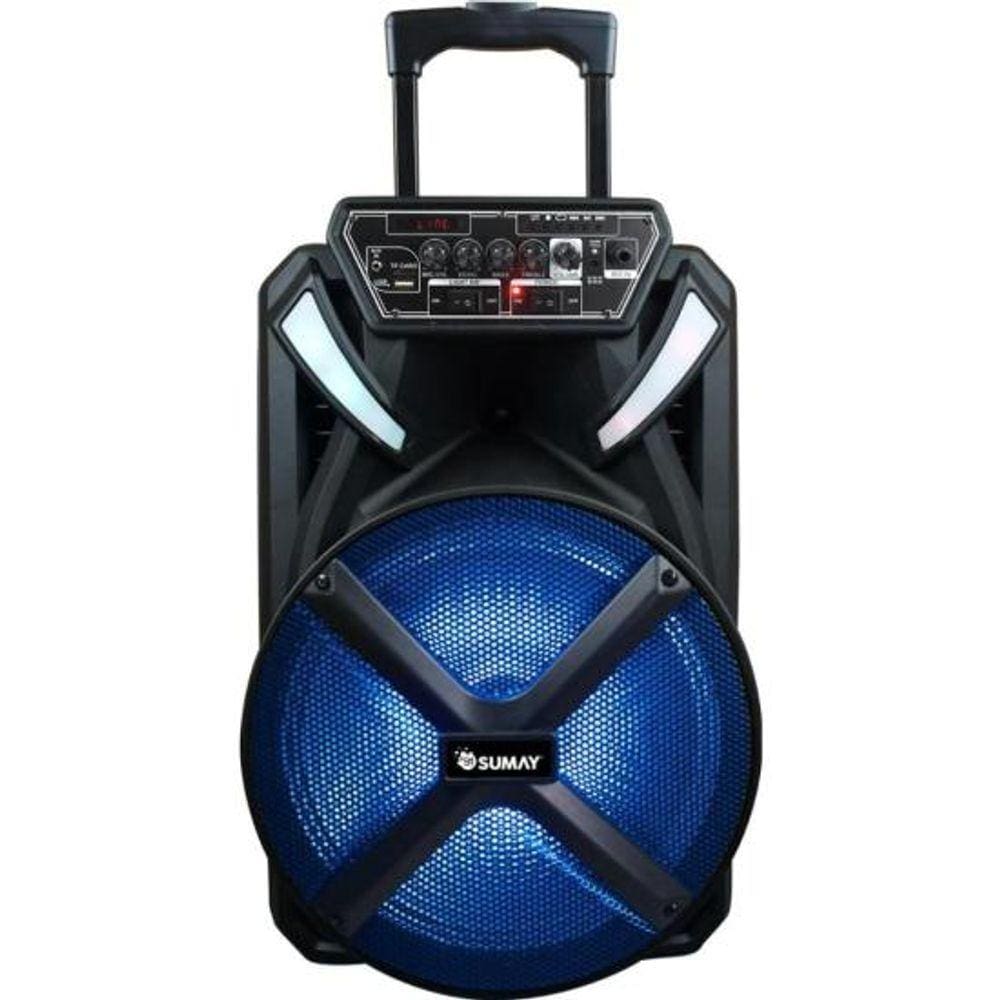 Caixa de Som Amplificada Amvox aca 3000 Paredão 3000w rms