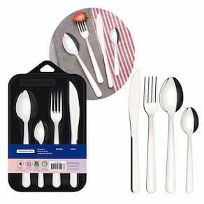 Faqueiro Malibu 16 Pçs Jogo De Talheres Aço Inox Tramontina