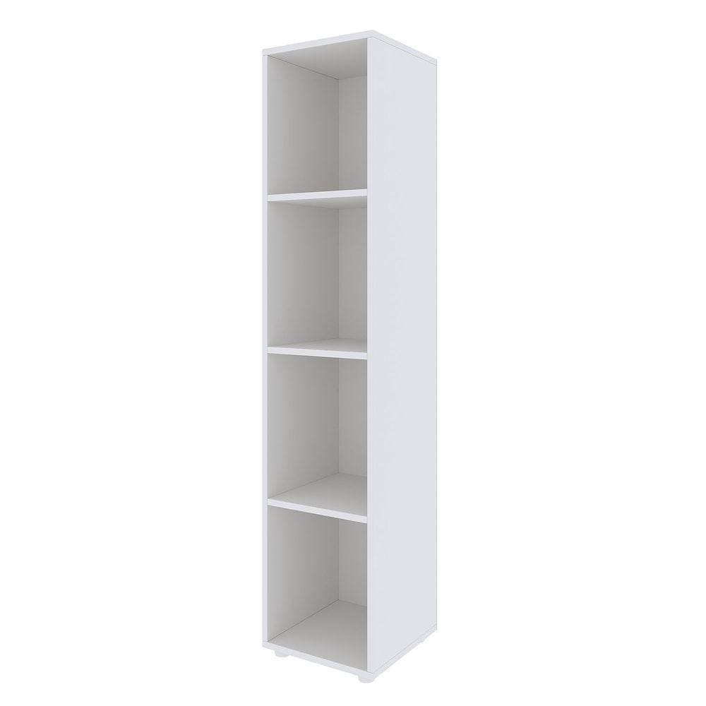 Estante Organizadora Infantil 4 Nichos Clara Yescasa Branco Perfect Wood