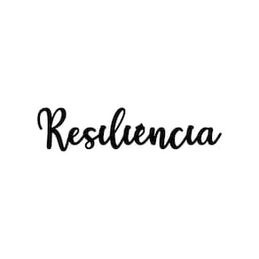 Arte Resiliência 38cmx9cm - Cria Arte Laser Preto