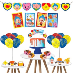 Kit Festa Plim Plim Um Herói do Coração Decoração Festas