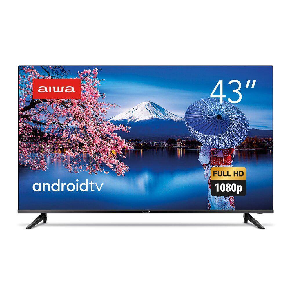 Smart TV 55” 4K Ultra HD D LED Aiwa IPS Android Wi Fi Bluetooth Google ...