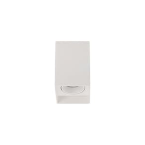 Spot de Sobrepor Recuado Blumenau Clean para Lâmpada Mr16 Gu10 Quadrado Bivolt Branco