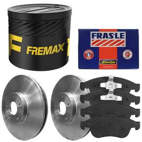 Kit Pastilha Disco Dianteiro Ventilado Captur 2017 a 2021 Fr