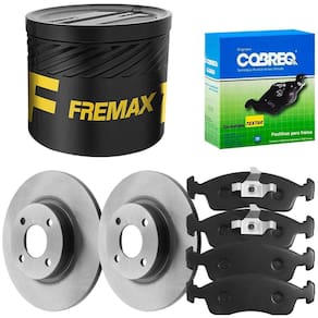 Kit Pastilha Disco Dianteiro Sólido Fiat Argo 1.0 6V 17 a 23