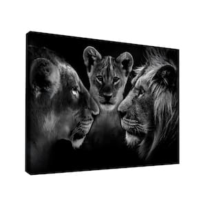 QUADRO DECORATIVO FAMILY IN BLACK -- BR ARTES Pequeno 60x40