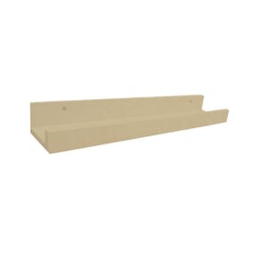 Prateleira Esmalteria Simples 70 Cm Natural Em Mdf