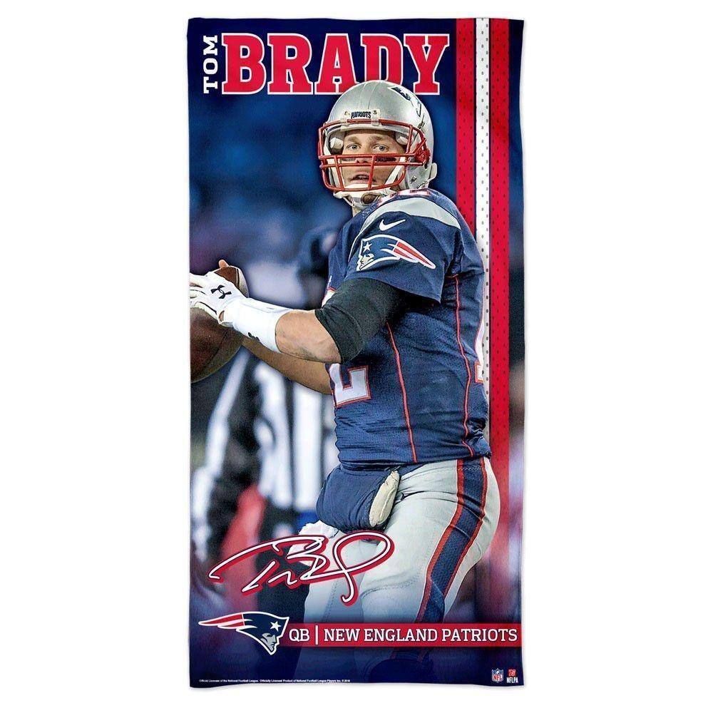 Toalha De Praia E Banho Tom Brady New England Patriots