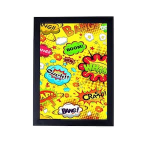 lindo presente quadro poster com moldura pop art P8326
