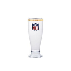 Taça Tulipa Nfl Logo Linha Ouro 260Ml Acrílico - Nfl