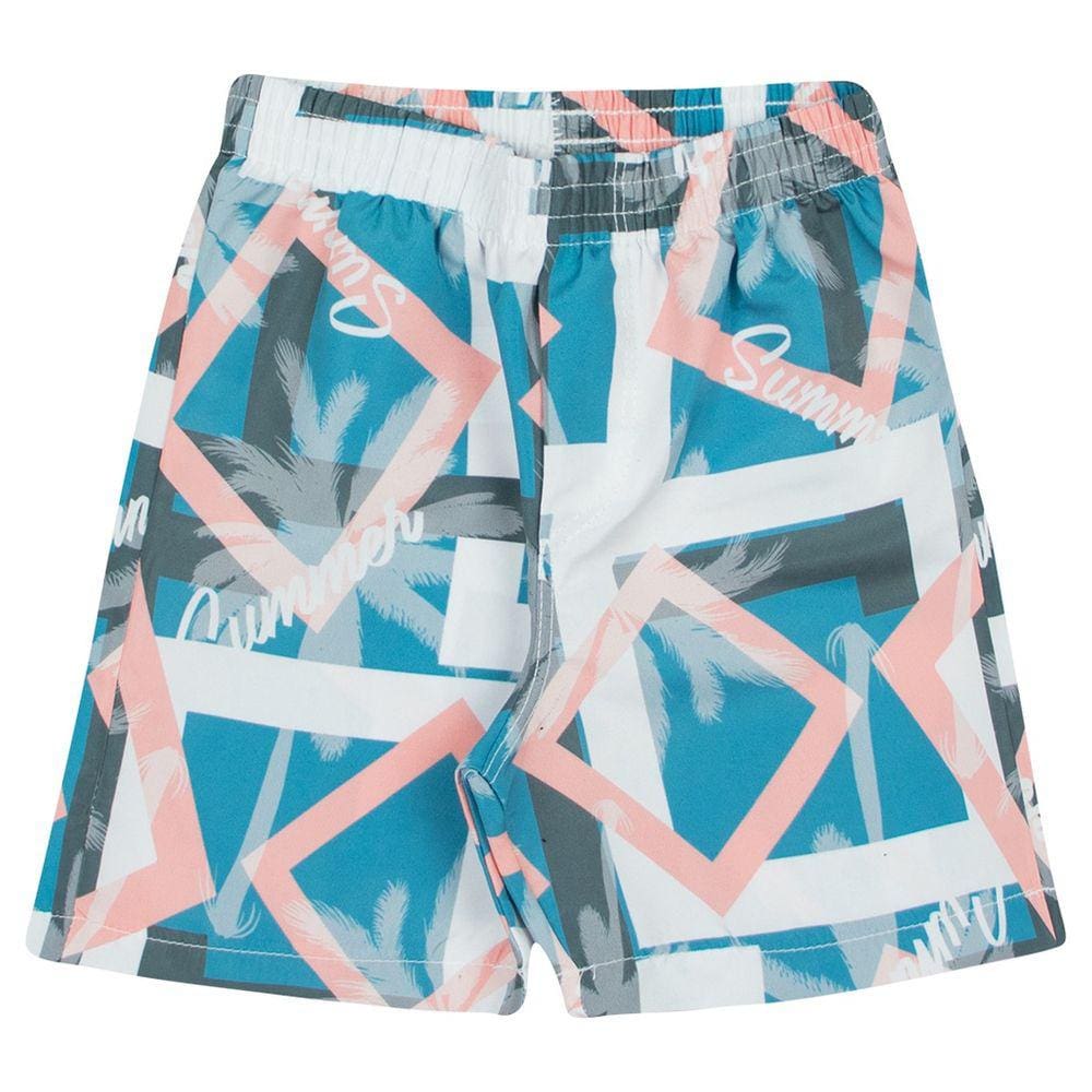 Bermuda Infantil Menino Tactel Estampado Roupas Crianças