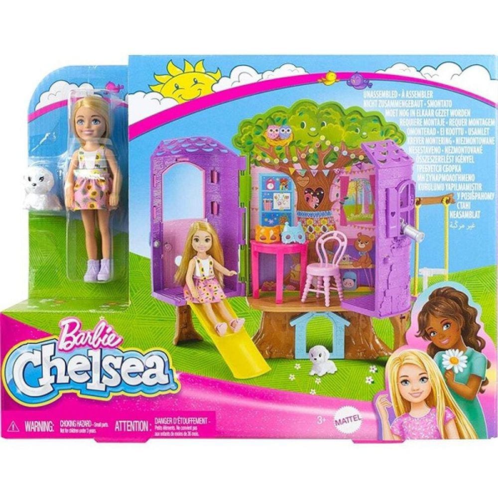 Barbie O Filme - Conjunto Chelsea e Casa da Arvore - Mattel