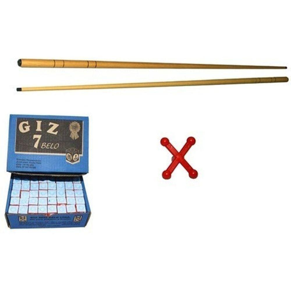 Kit 2 Tacos 1,45 + 144 Giz Azul + 1 Cruzeta