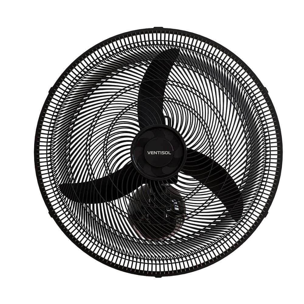 Ventilador De Parede 50cm Oscilante 110V New Preto Ventisol