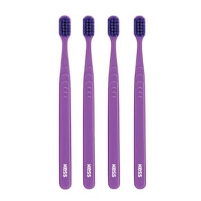 Kit Escova Dental Extra Macia Kess Pro Belliz Roxo C/4