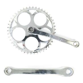 Pedivela Aço, 170Mm, Cromado, Coroa Aço Cromado 46D, Chaveta