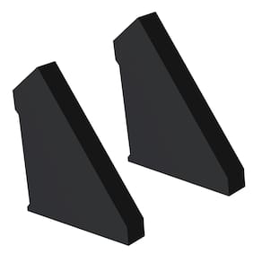 Kit Acessórios Taschibra Para Perfil Sobrepor 1,5x1,7cm Vertex L15 Preto