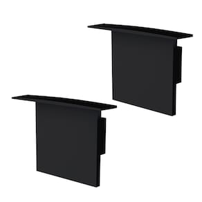 Kit Acessórios Taschibra Para Perfil Embutir 3,5x5cm Spire 50 Preto