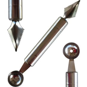 Escultor Decorador De Frutas Legumes Com Boleador Aço Inox