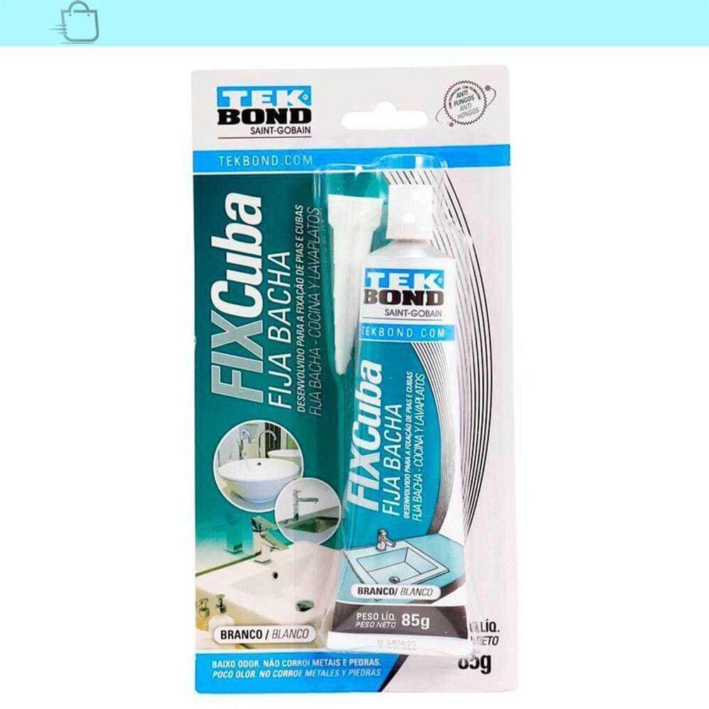 Cola Cuba 85gr Fix Cuba Blister Tekbond Branco