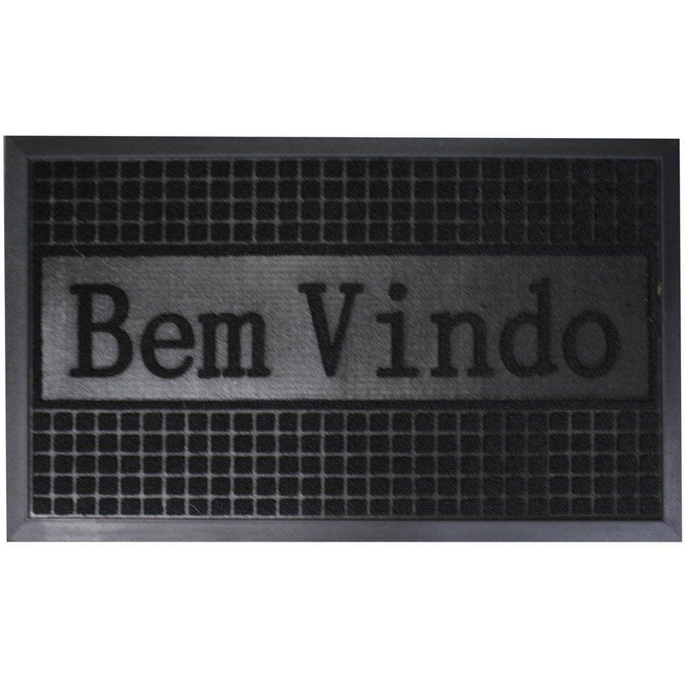 Tapete para Porta Lima Bem Vindo 40x60cm