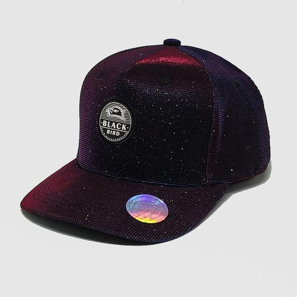Boné Aba Curva Lonita Black Bird Brilhoso