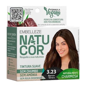 Tintura em Pó Natucor Embelleze Tamara 3.23 12g