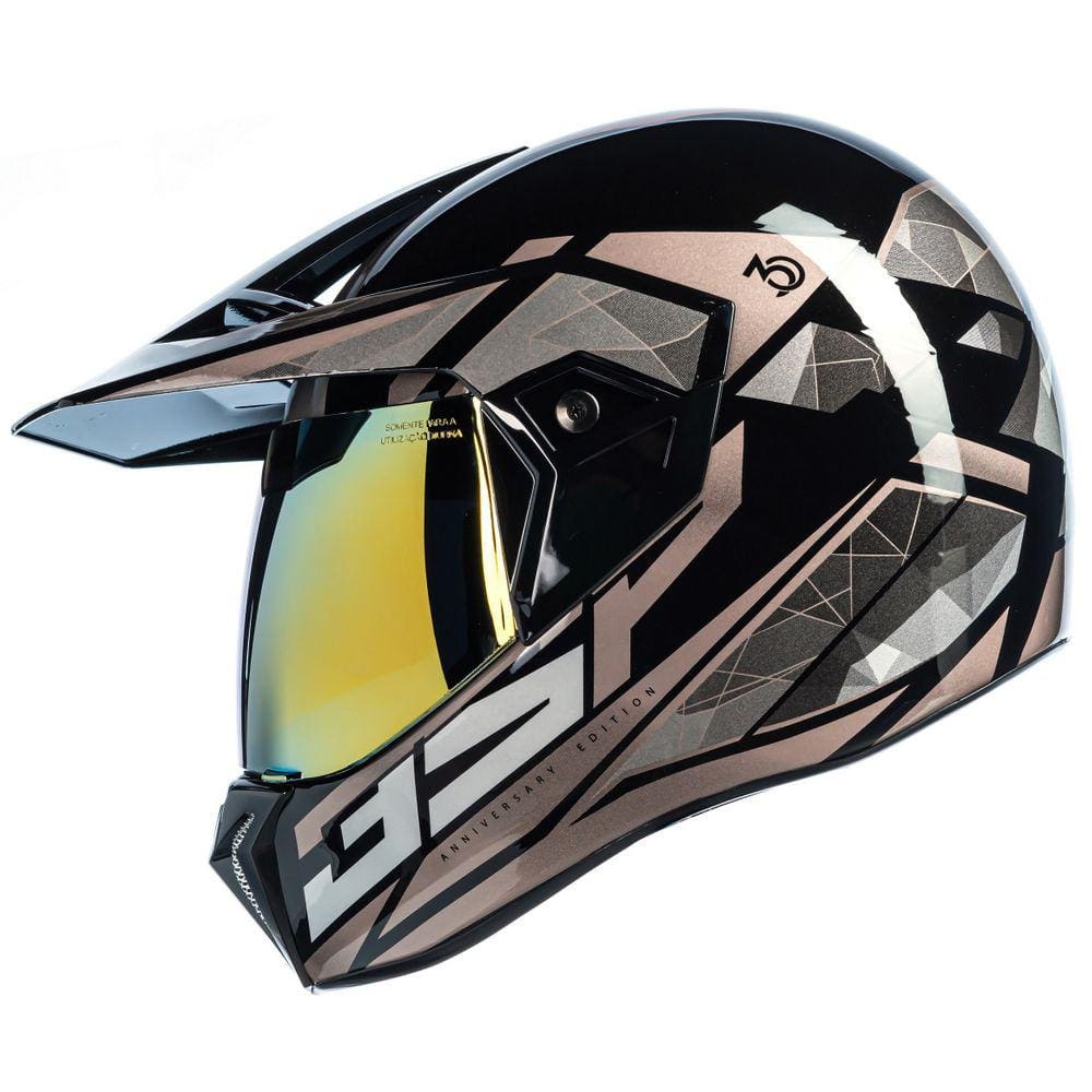Capacete Bieffe 3 Sport 30 Anos Masculino Feminino + Viseira
