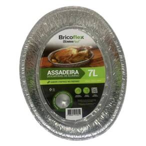 Kit 10 Formas Alumínio Descartável P/ Assados Bricoflex 7l
