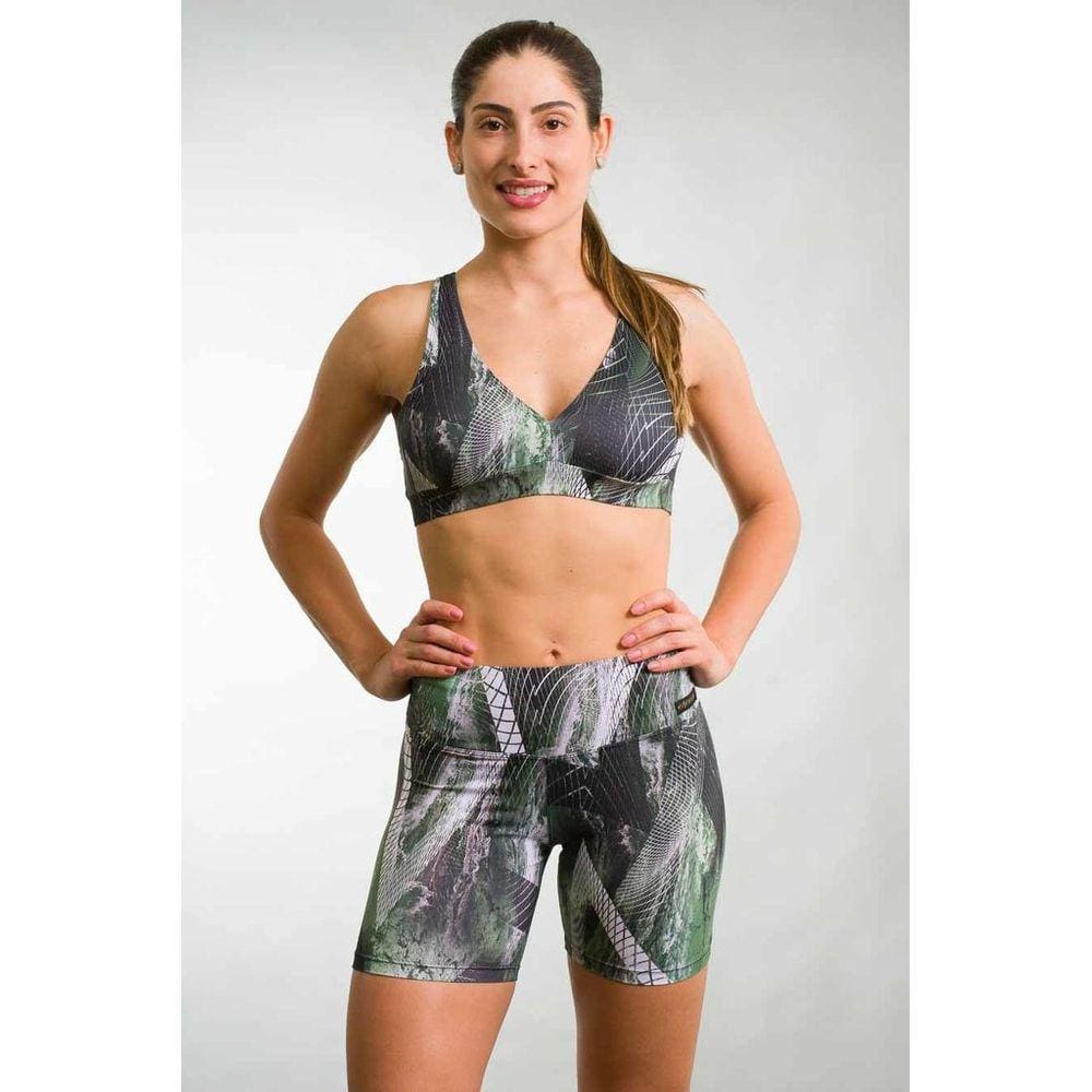 Bermuda Fitness Feminina Estampada VRD Up