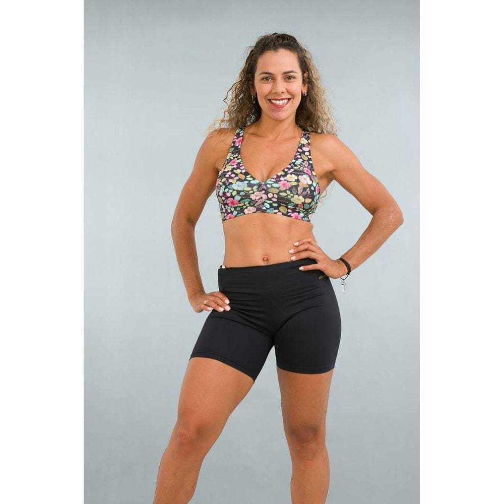 Bermuda Fitness Feminina Preta Up