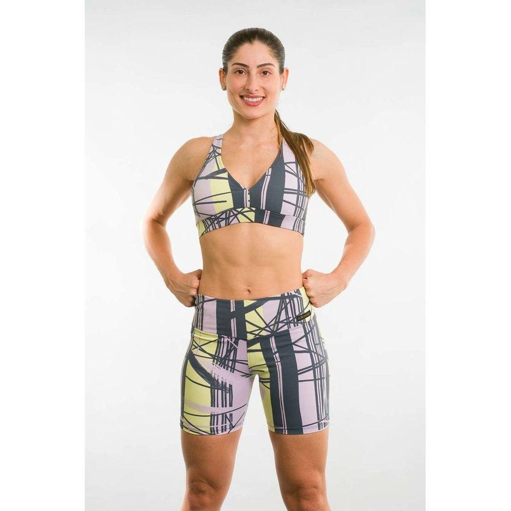 Bermuda Fitness Feminina Estampada AMR Up