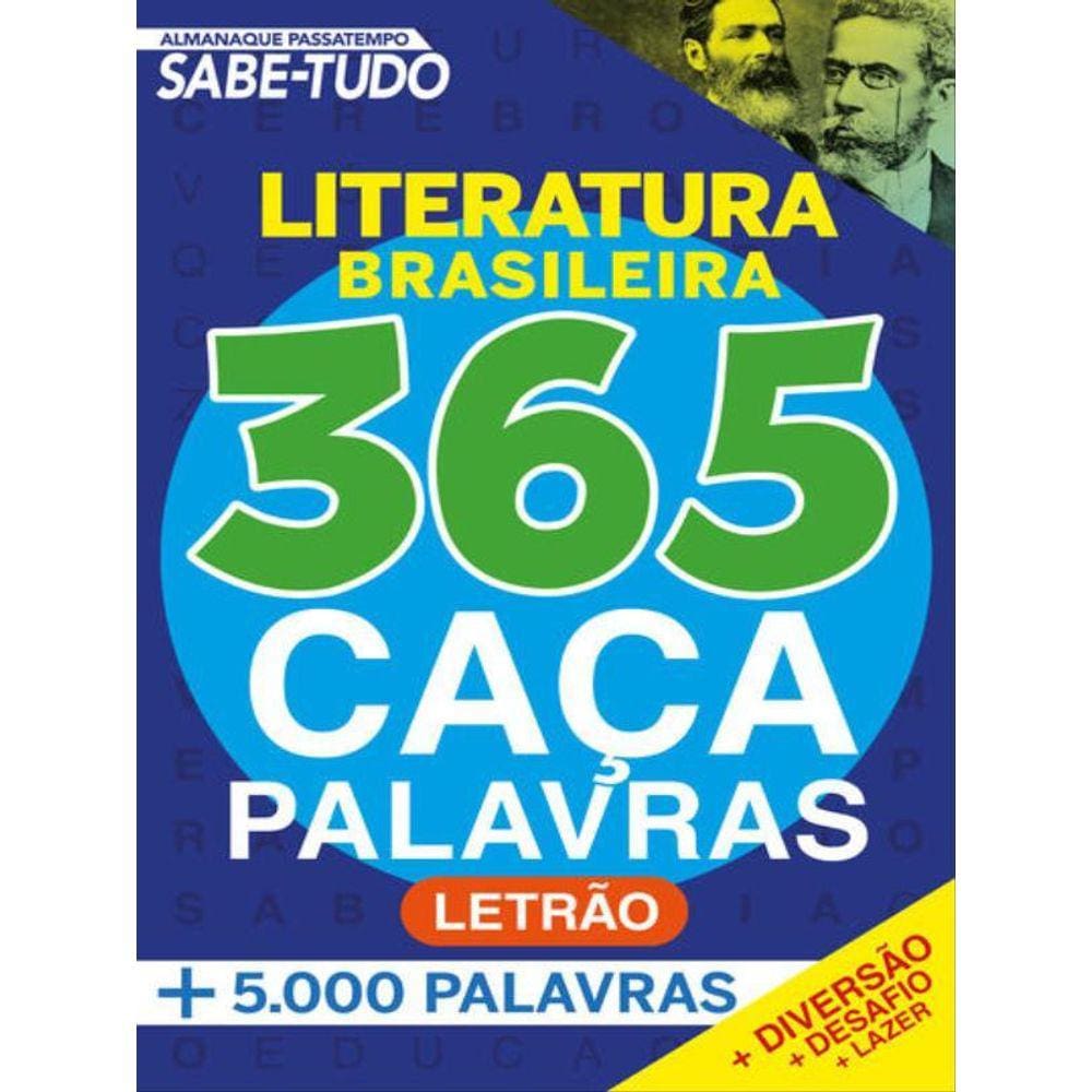 Almanaque Passatempos Sabe-Tudo 365 Caça-Palavras - Literatura Brasileira