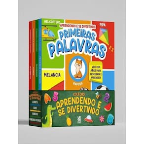 Coleção Aprendendo E Se Divertindo - Kit Com 4 Livros