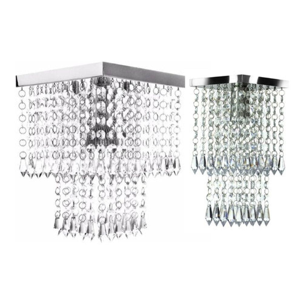 Kit Lustre De Acrílico, Belíssimo Para Sala De Estar