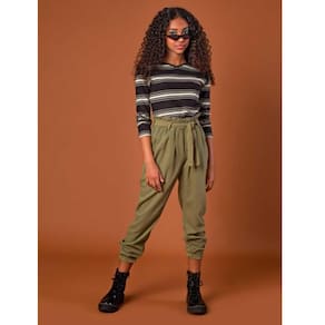 Calça Infantil Feminina Clochard Jeito De Criança Ref: 5385 12/18