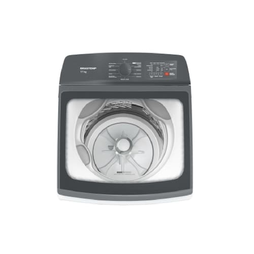 Máquina de Lavar Roupas Brastemp 17KG Cesto Inox Automática BWK17ABANA Branco