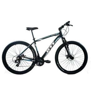 Bicicleta GTI Roma Aro 29 Quadro 15 Alumínio preto/azul 21V.