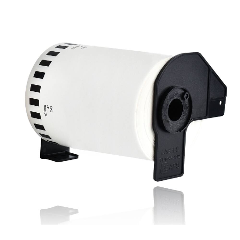 Etiqueta Papel Térmico Compatível DK22243 Fita Branca 102mm