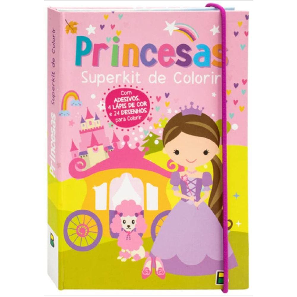 Superkit De Colorir - Princesas