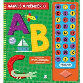 Vamos Aprender O Abc - Livro Sonoro E Escreva Apague