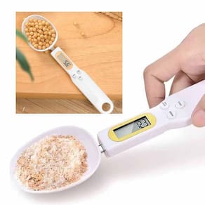 Colher Medidora Balança Digital Lcd Tempero Comida Grao Alimento Cozinha Cocçao Portatil